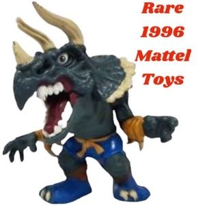 Super Rare 1996 Mattel Extreme Dinosaur Action Figure Collectible Vintage Toys